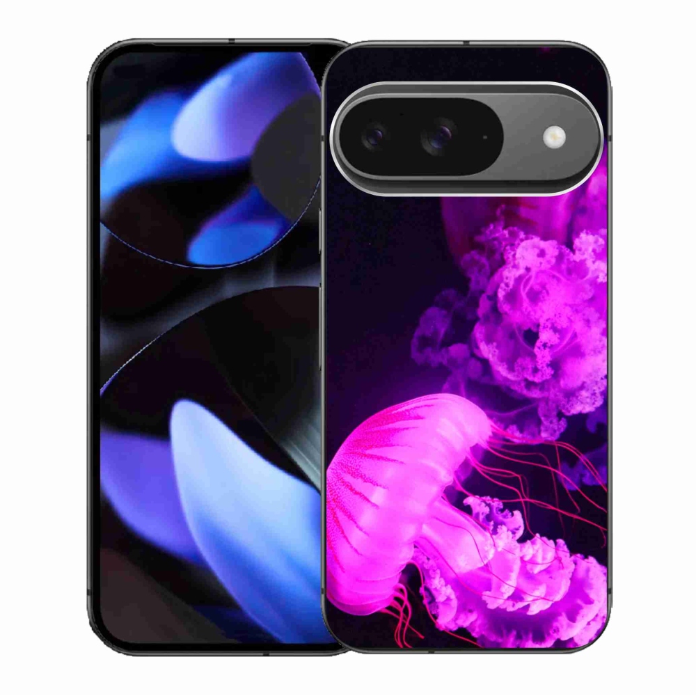 Zselés borítás mmCase a Google Pixel 9/9 Pro készülékhez - medúza 1