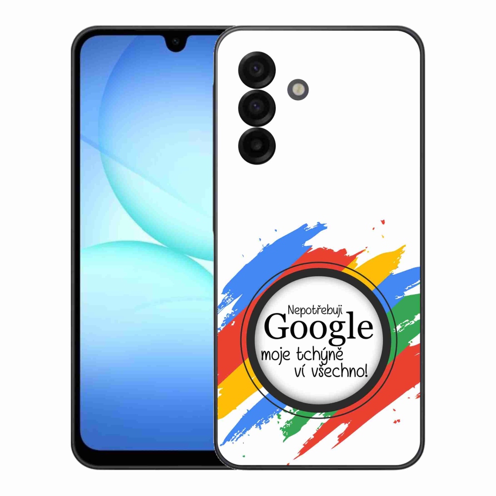 Gél borító mmCase Samsung Galaxy A17 4G/5G - anyós tudja, hogy minden fehér háttérrel rendelkezik