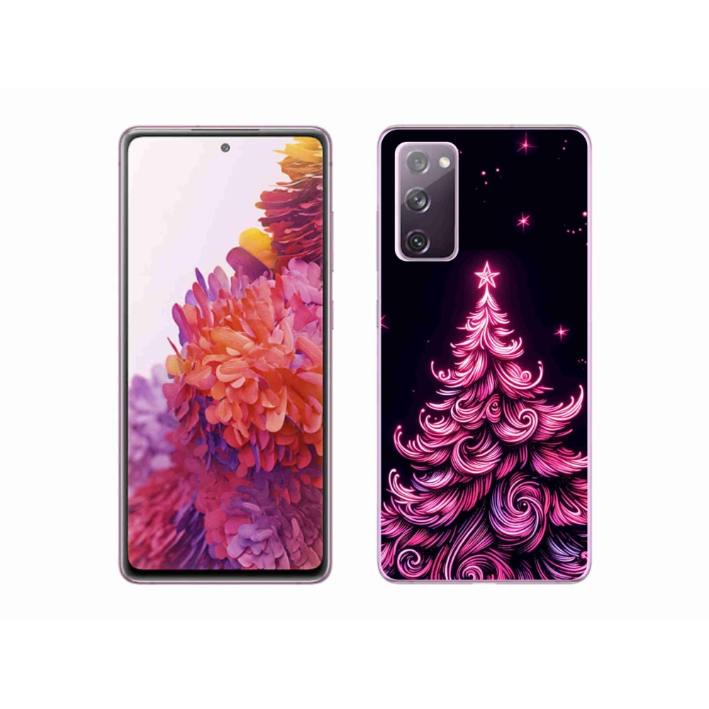 Gél borítás mmCase Samsung Galaxy S20 FE - neon karácsonyfa 2