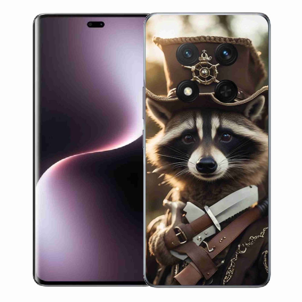 Gél borító mmCase a Honor Magic 7 Lite 5G számára - mosómedve egyenruhában