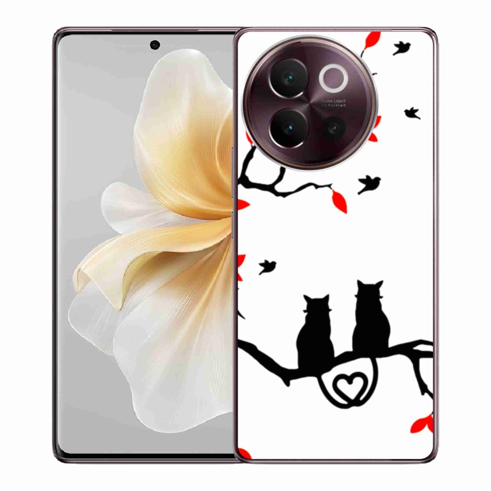Gél borító mmCase a Vivo V40 Lite 5G-hez - macskaszerelem