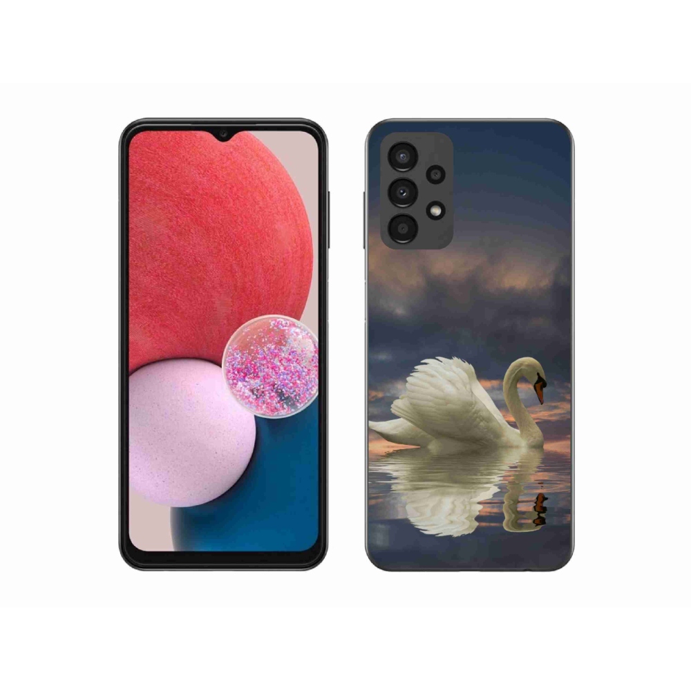 Zselés borítás mmCase Samsung Galaxy A13 4G - hattyú