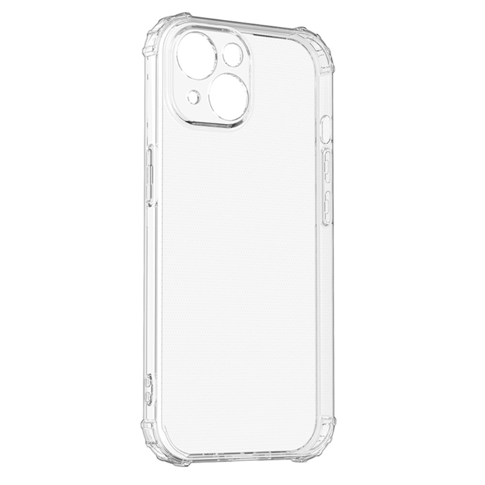 Átlátszó zselés tok megerősített sarkokkal iPhone 15 készülékhez - átlátszó