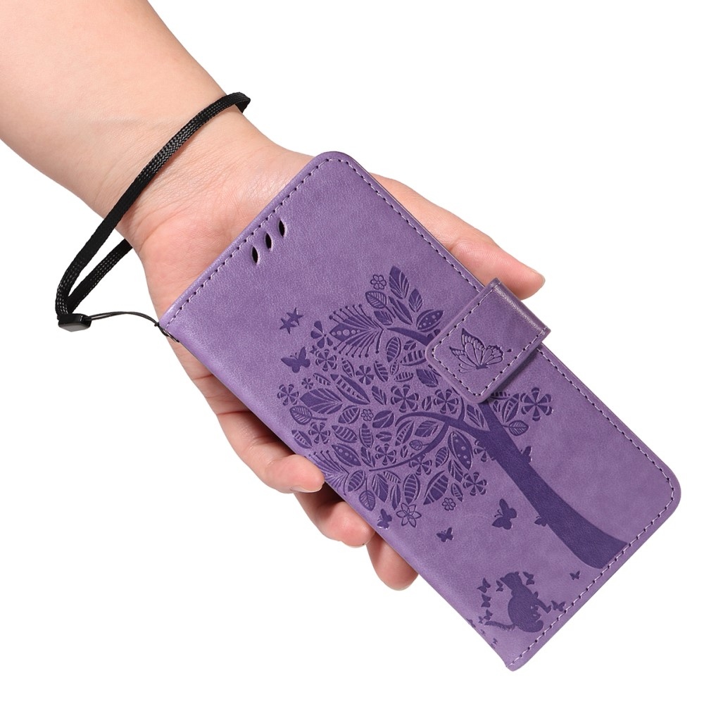 Fák könyve tok Xiaomi Redmi A5 (173.45x79.35x8.45mm) - világos lila