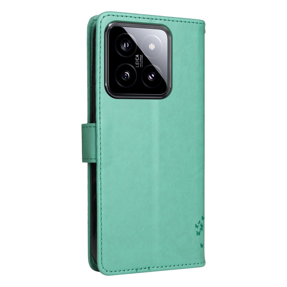 Fák könyve tok Xiaomi 14 - zöld