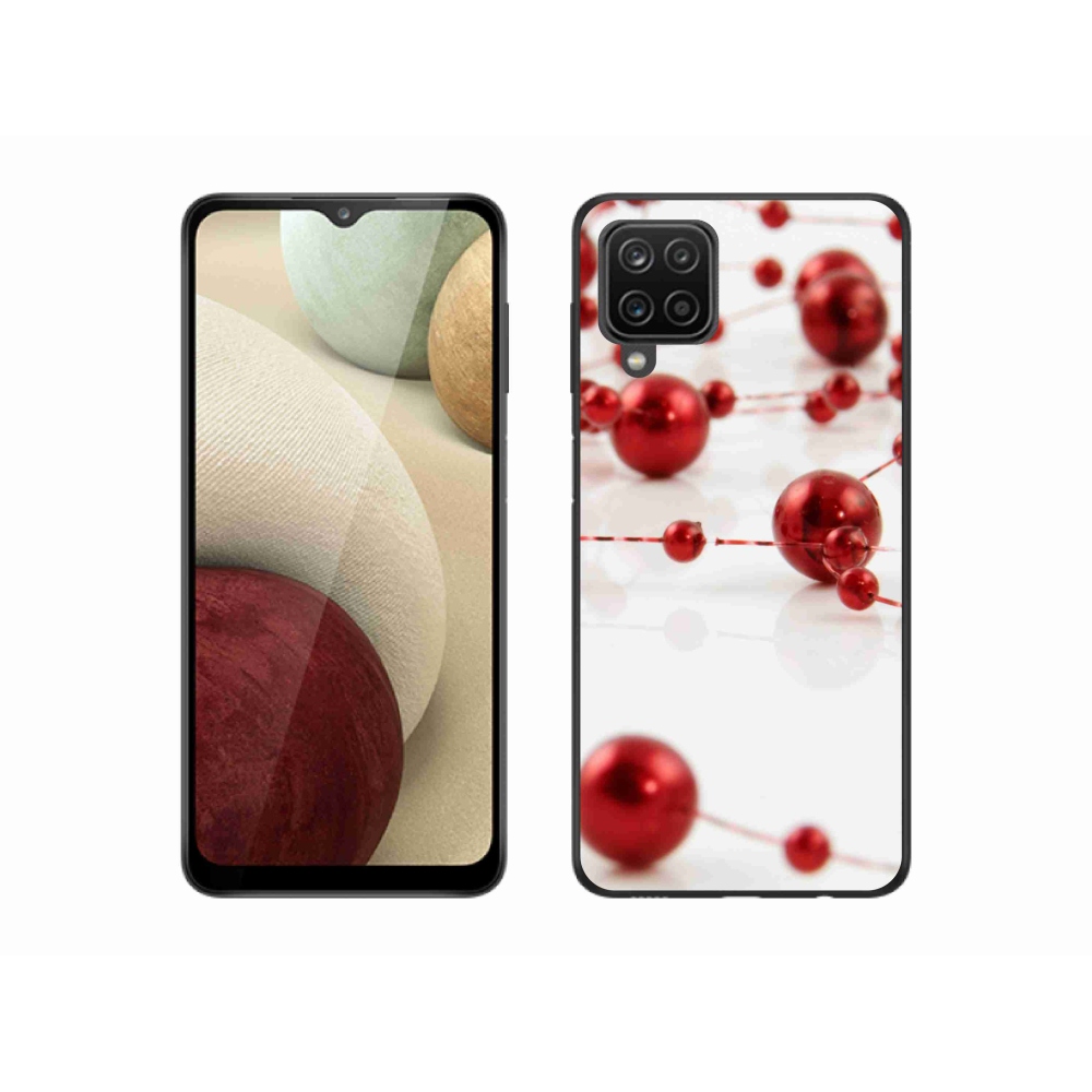 Gél borítás mmCase Samsung Galaxy A12 készülékhez - karácsonyi lánc