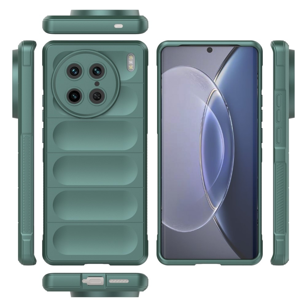 Rugg tartós zselés tok a Vivo X90 Pro készülékhez - zöld
