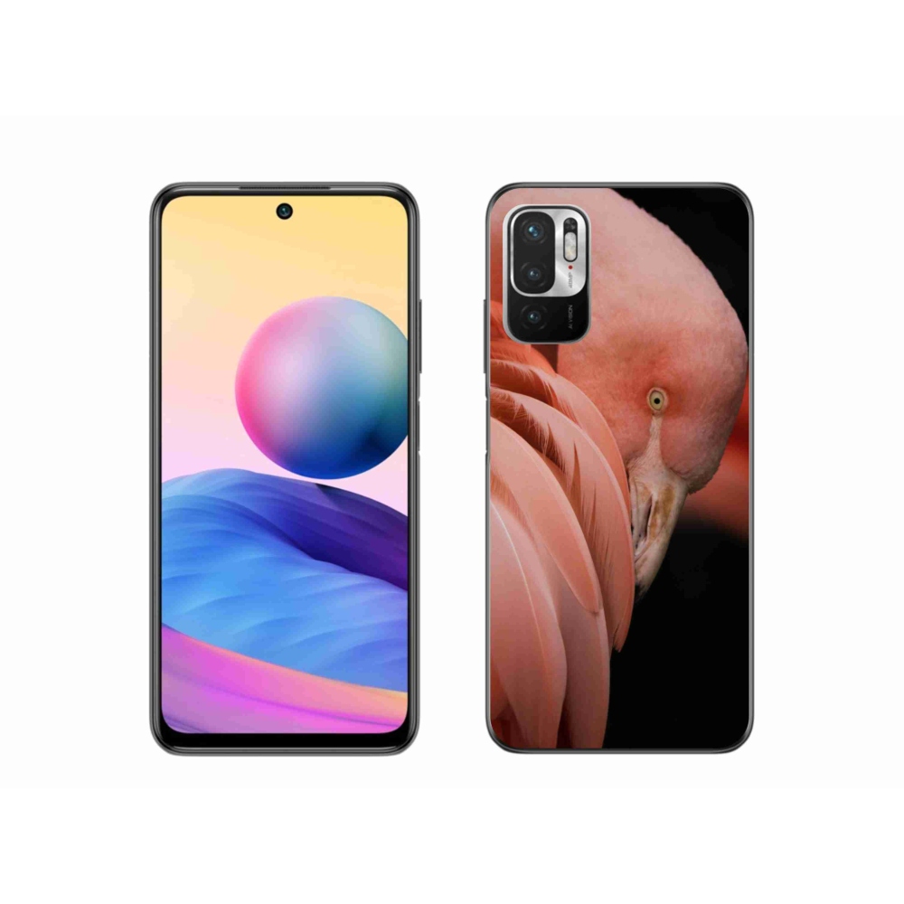 Gél borítás mmCase a Xiaomi Poco M3 Pro/5G készülékhez - flamingó 3