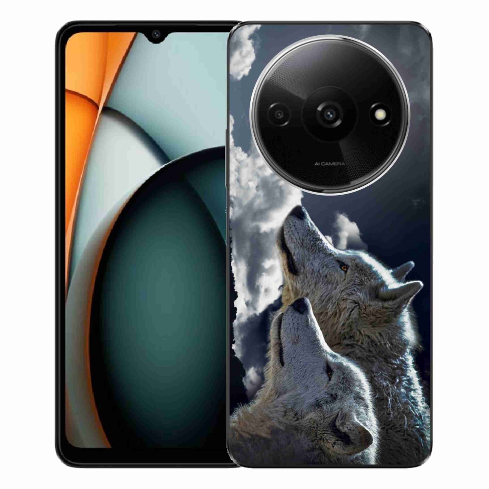 Gél borítás mmCase a Xiaomi Redmi A3-hoz - farkasok