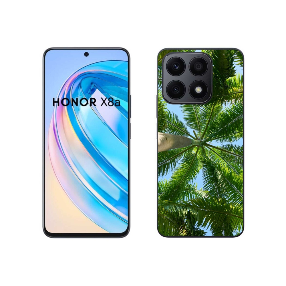 Zselés borítás mmCase a Honor X8a készülékhez - pálmafa