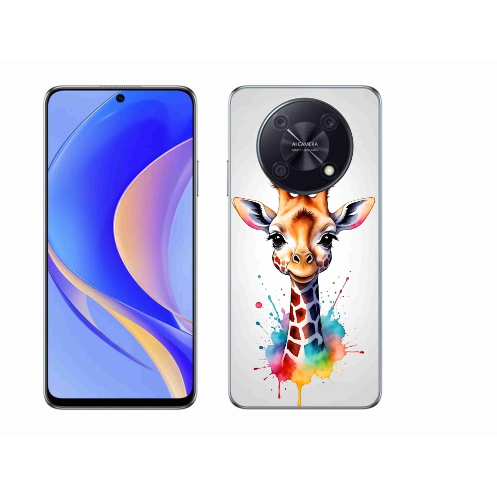Gél borítás mmCase a Huawei Nova Y90 készülékhez - zsiráf 1