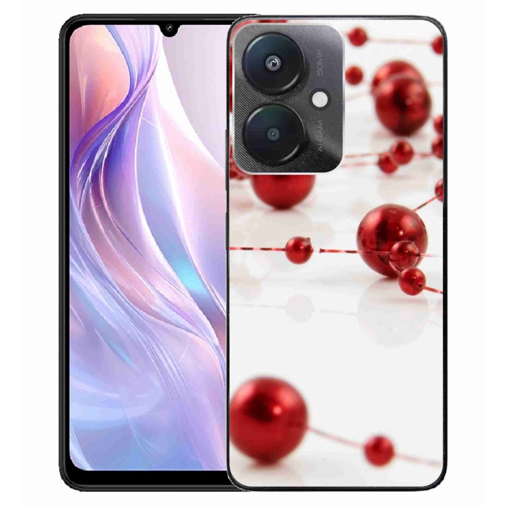 Gél borító mmCase a Xiaomi Redmi 13C 5G számára - karácsonyi lánc