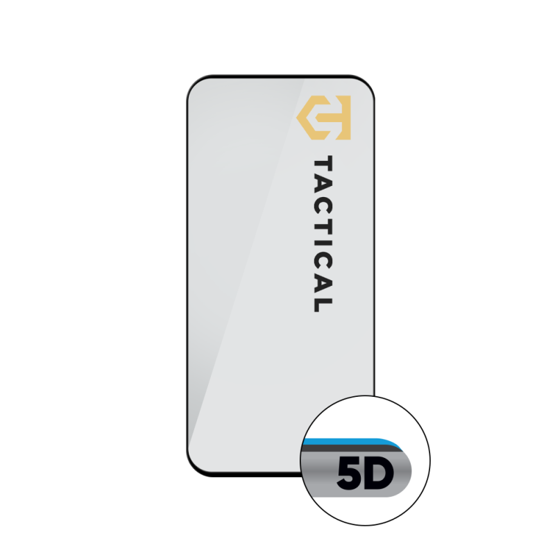 Taktikai üvegpajzs 5D üveg Xiaomi Redmi Note 15 Pro+ fekete