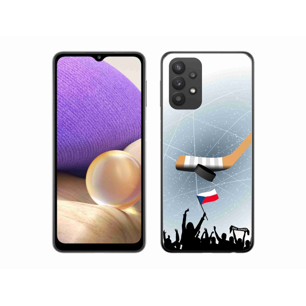 Gél borítás mmCase Samsung Galaxy A32 5G - hoki szurkolóknak