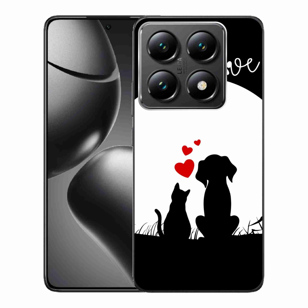 Gél borítás mmCase a Xiaomi 14T Pro számára - állati szeretet