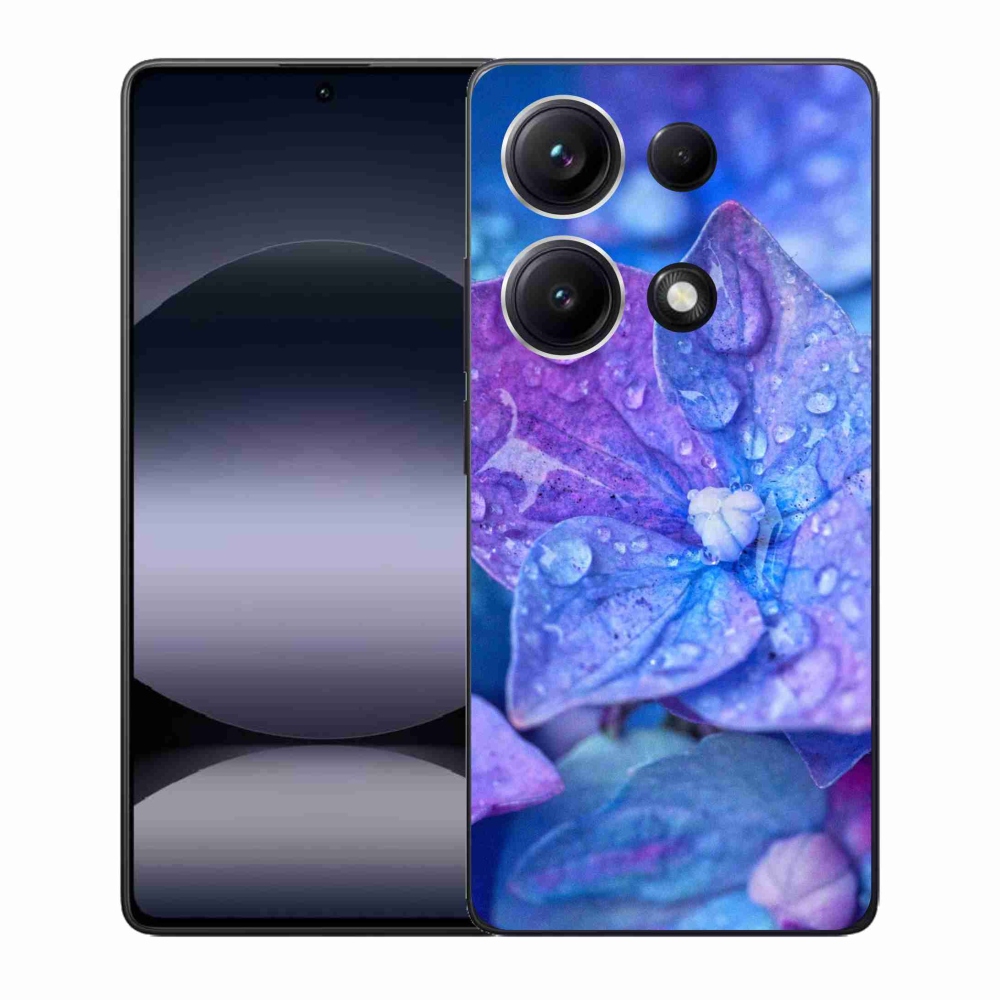 Gél borítás mmCase a Xiaomi Redmi Note 14S-hez - lila virág