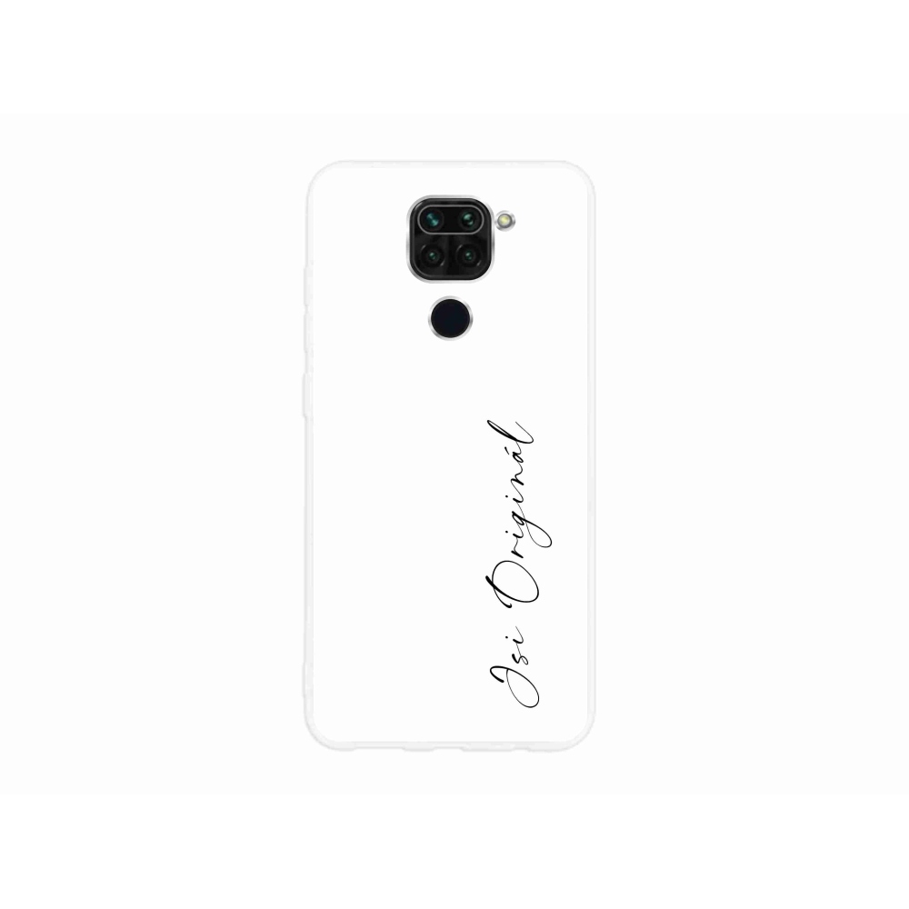 Gél borító mmCase a Xiaomi Redmi Note 9 - te vagy az eredeti fehér háttérrel