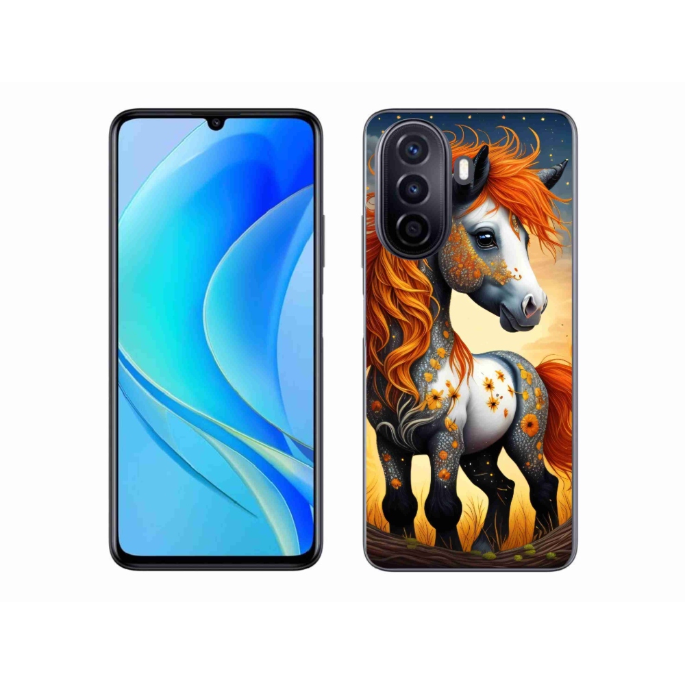 Gél borítás mmCase a Huawei Nova Y70 készülékhez - színes póni