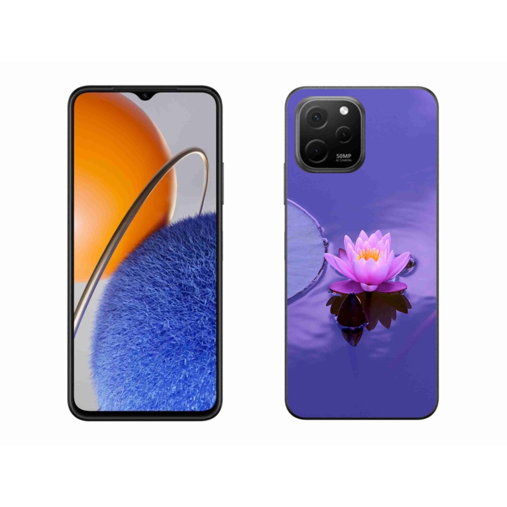Gél tok mmCase a Huawei Nova Y61 készülékhez - virág a felületen