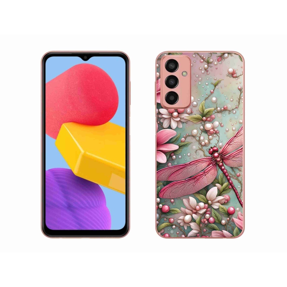 Gél védőhuzat mmCase Samsung Galaxy M13 készülékhez - szitakötő