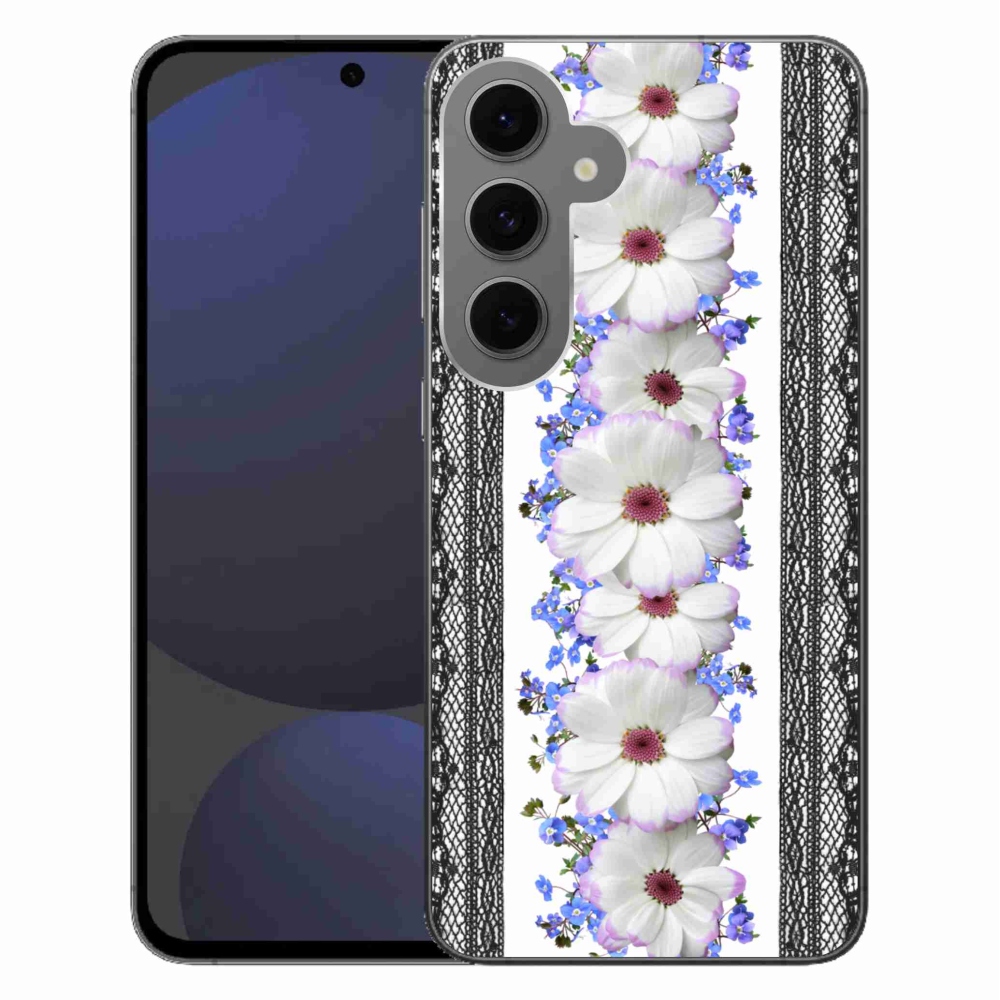 Gél védőhuzat mmCase Samsung Galaxy S24 FE - virágok 8