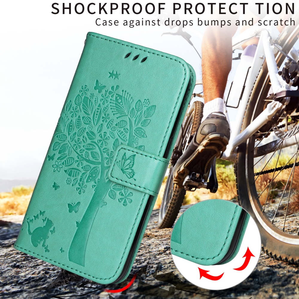 Fák könyve tok Xiaomi Poco F7 5G - teal - teal - teal