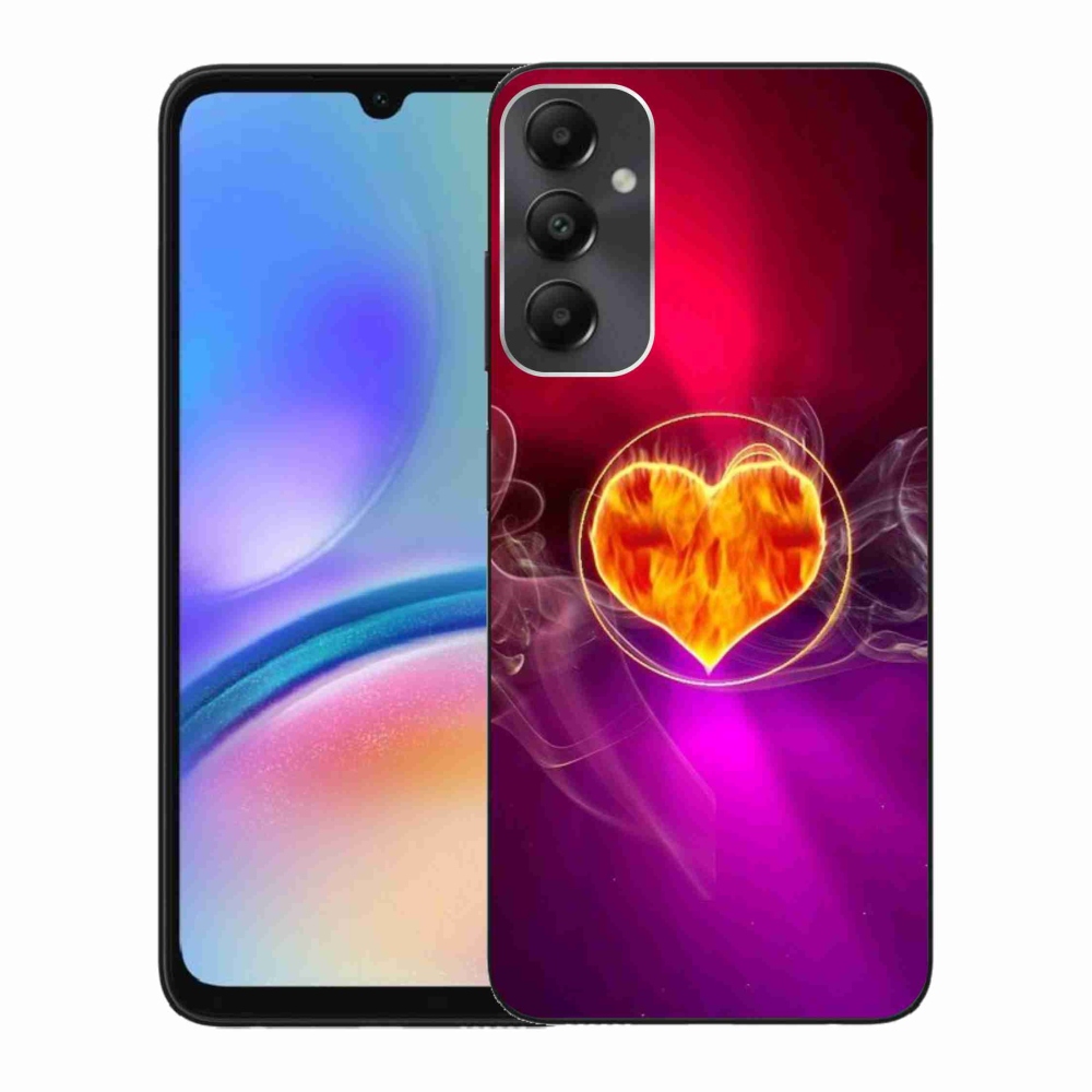 Gél borítás mmCase Samsung Galaxy A05s készülékhez - tüzes szív