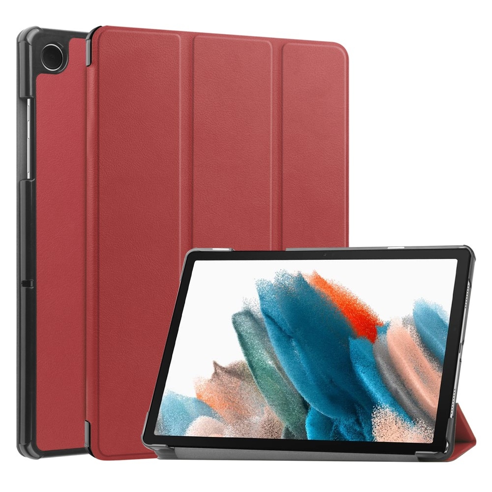 Intelligens záródó tok Samsung Galaxy Tab A9 készülékhez - bordó színű