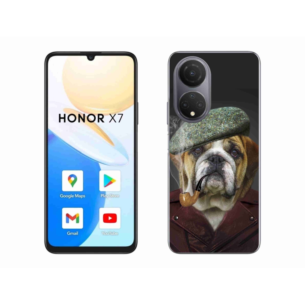 Zselés borítás mmCase a Honor X7-hez - kutya csővel