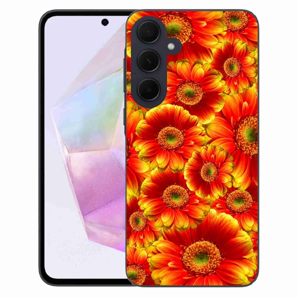 Gél borítás mmCase Samsung Galaxy A35 5G - gerbera 1