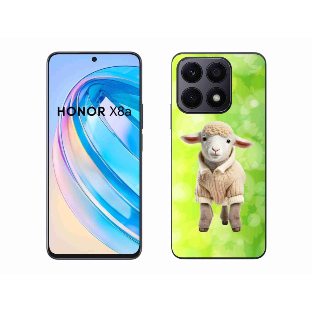Zselés borítás mmCase a Honor X8a számára - bárány pulóverben