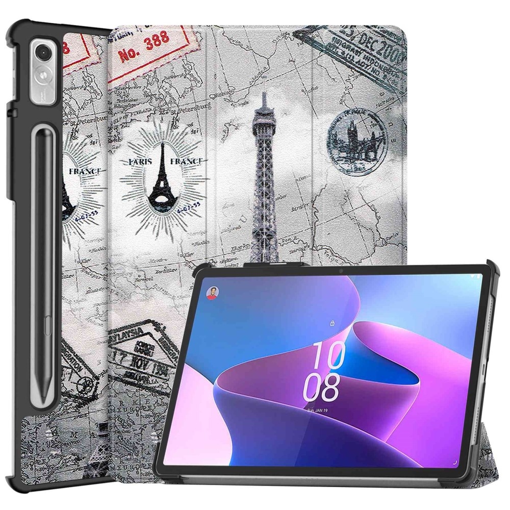 Nyomtatás intelligens záró tok Lenovo Tab P11 Pro (2.Gen) - Eiffel-toronyhoz