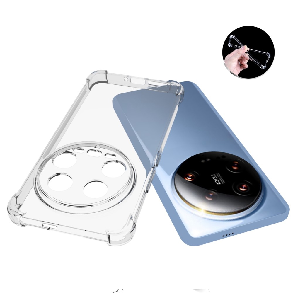 Átlátszó zselés tok megerősített sarkokkal Xiaomi 14 Ultra - átlátszó