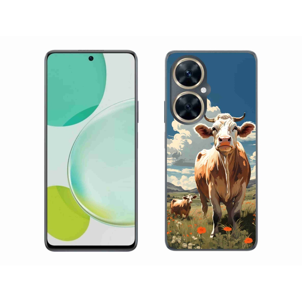 Gél borítás mmCase a Huawei Nova 11i készülékhez - tehenek a réten