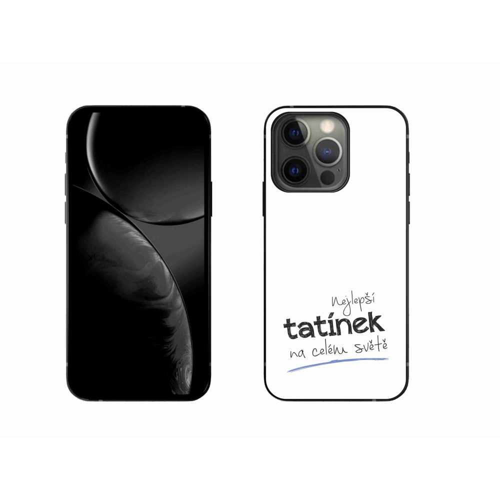 Gél borítás mmCase iPhone 13 Pro 6.1 készülékhez - Best Daddy 4 Fehér háttér