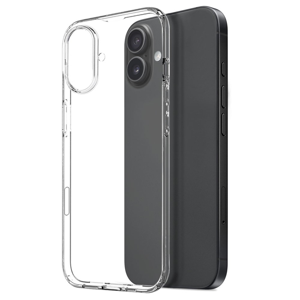 NORTHJO átlátszó zselés tok + edzett üveg iPhone 17 készülékhez - átlátszó
