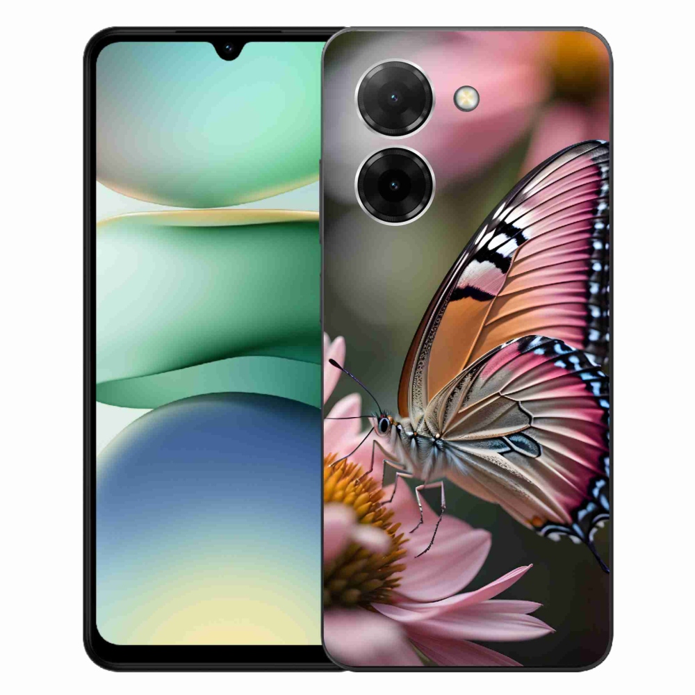 Gél borítás mmCase a Xiaomi Redmi A5 (171.7x77.8x8.3mm) - színes pillangóhoz