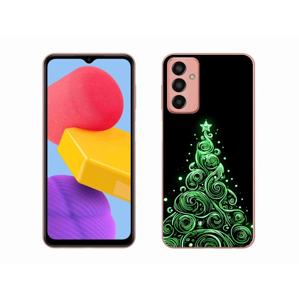 Gél borító mmCase Samsung Galaxy M13 - neon karácsonyfa 3