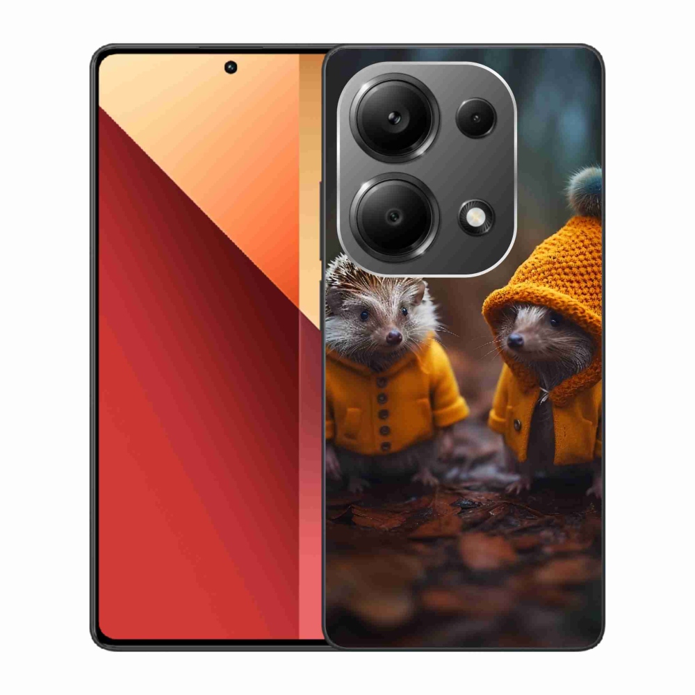 Gél borítás mmCase a Xiaomi Redmi Note 13 Pro 4G/Poco M6 Pro számára - sünök