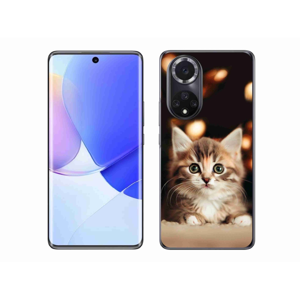 Zselés borító mmCase a Honor 50-hez - aranyos cica 2