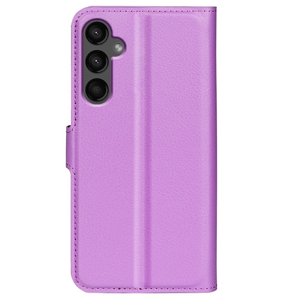 Litchi könyv tok Samsung Galaxy A15 4G/5G készülékhez - lila