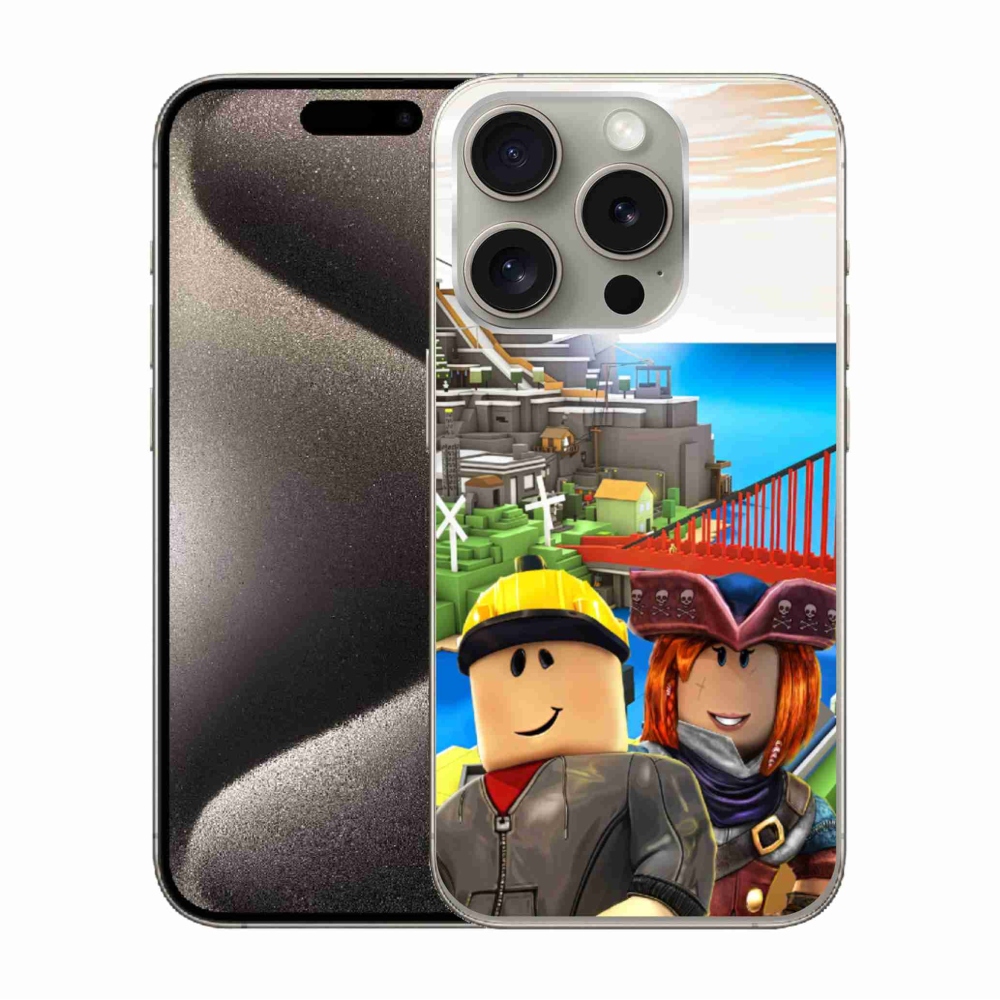 Zselés borítás mmCase iPhone 15 Pro készülékhez - roblox 1
