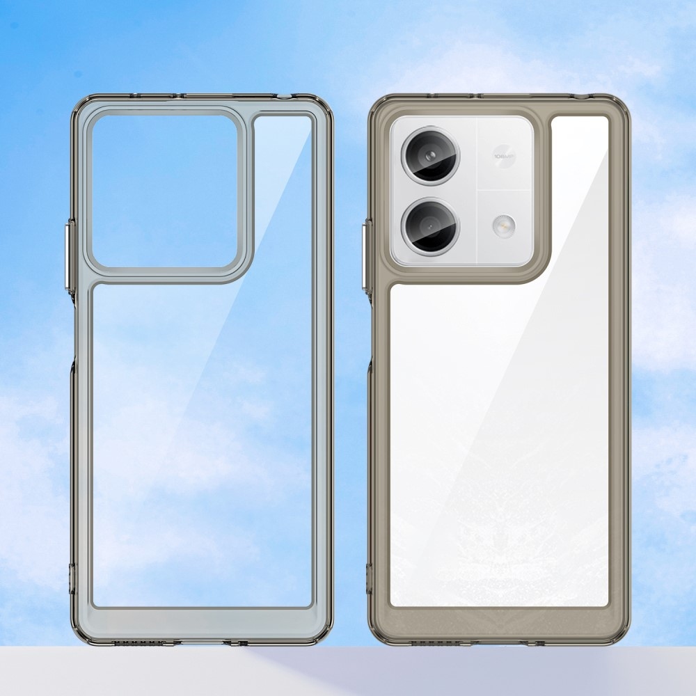 Gél tok rögzített hátlappal a Xiaomi Redmi Note 13 5G-re - szürke