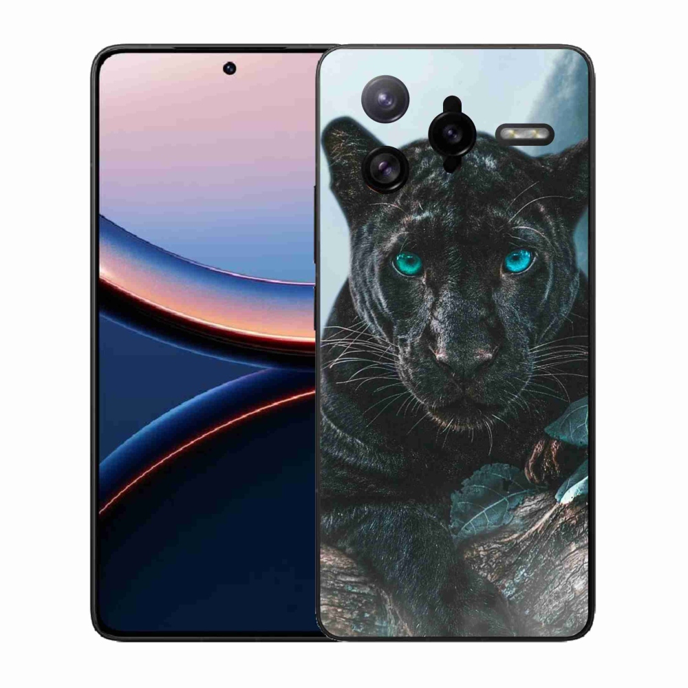 Gél borítás mmCase a Xiaomi Poco F7 Ultra számára - fekete párduc