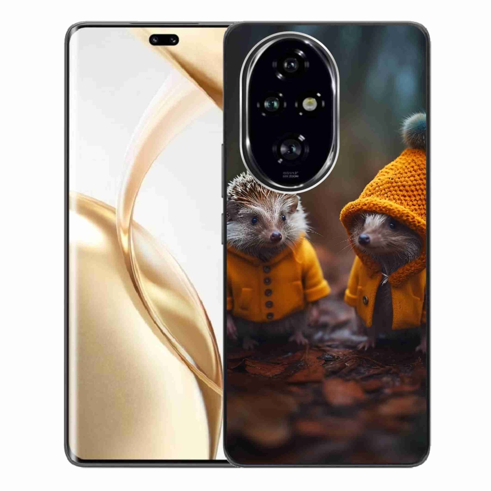 Zselés borítás mmCase a Honor 200 Pro 5G készülékhez - süni