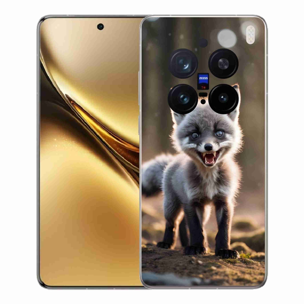Zselés borítás mmCase a Vivo X200 Pro 5G készülékhez - angry fox