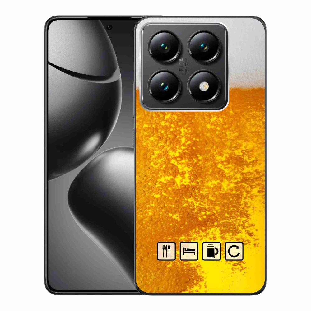 Gél borítás mmCase a Xiaomi 14T Pro számára - sör motívum 3