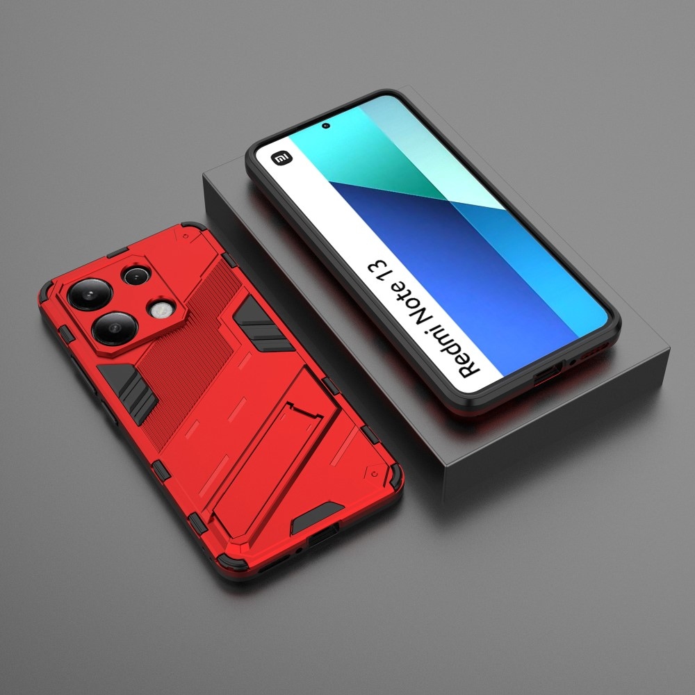Tartós borítás Xiaomi Redmi Note 13-hoz - piros