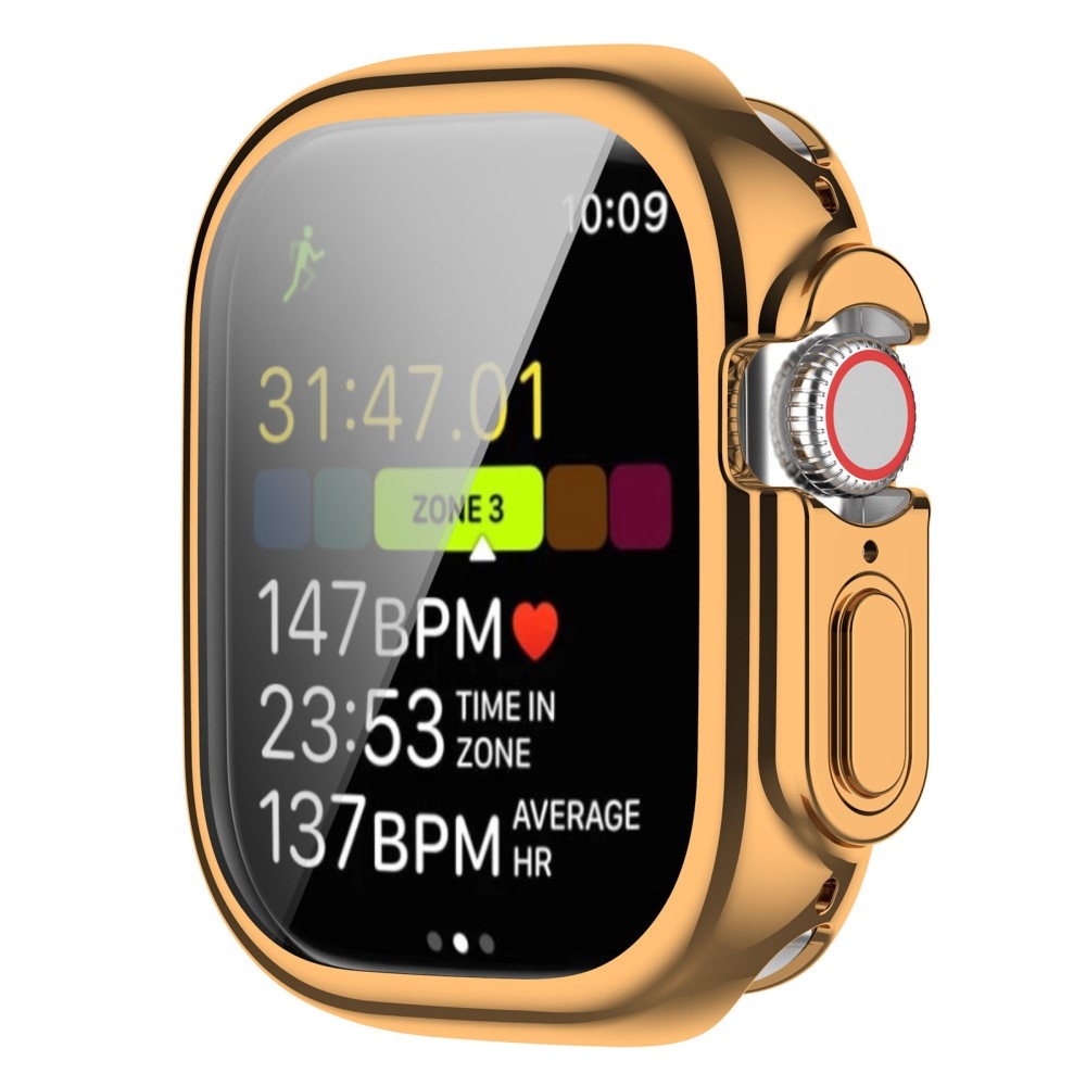 Puha, felpattintható zselés védőtok Apple Watch Ultra/Ultra 2 49 mm-es órához - rózsaarany