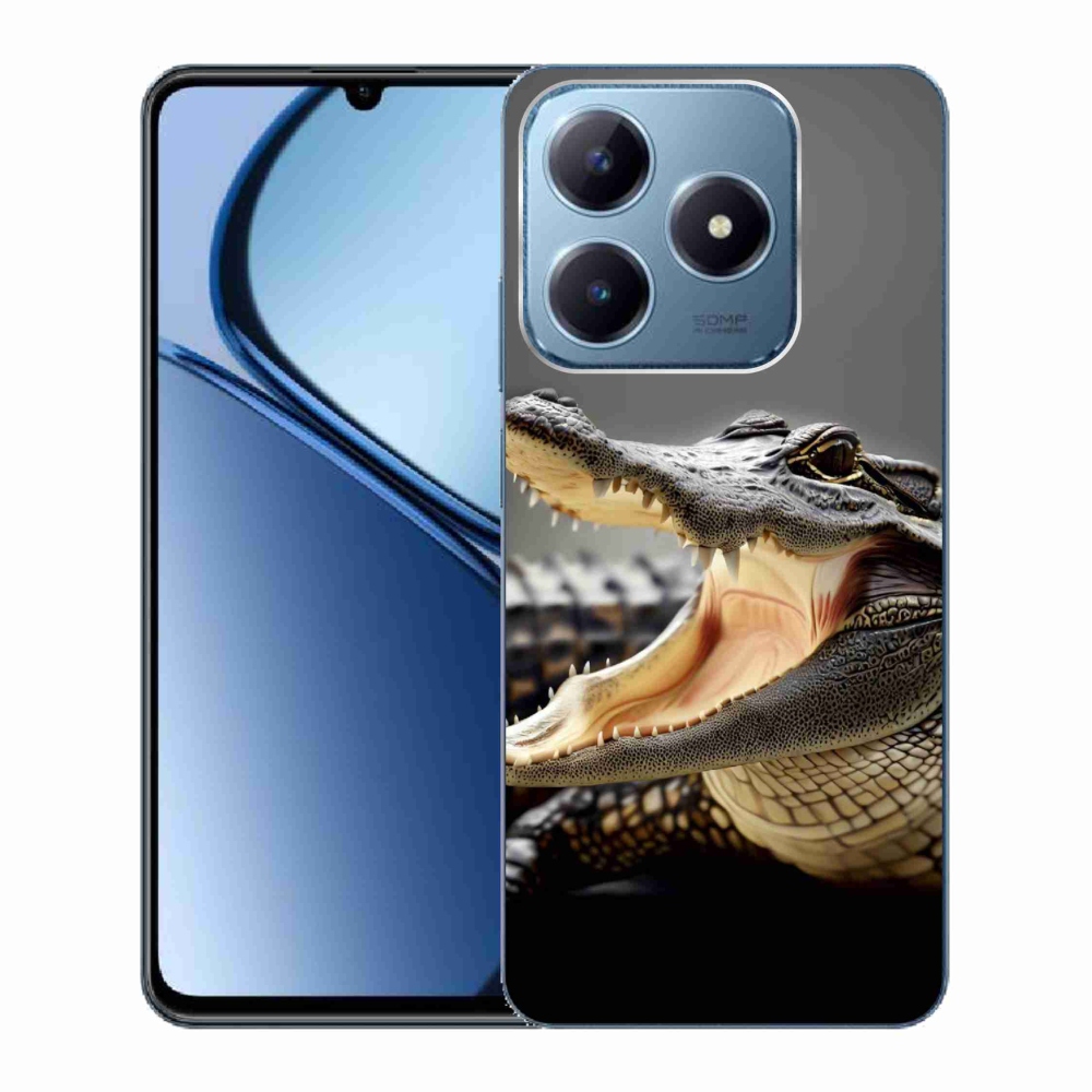Gél borítás mmCase a Realme C63 készülékhez - krokodil